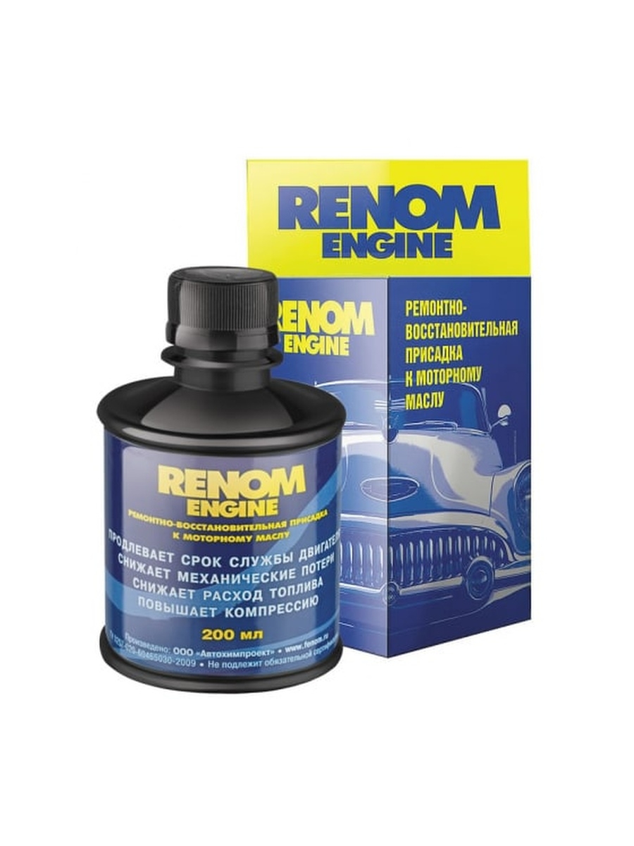 Ремонтно-восстановительная присадка к моторному маслу 200 мл Renom Арт. FN710