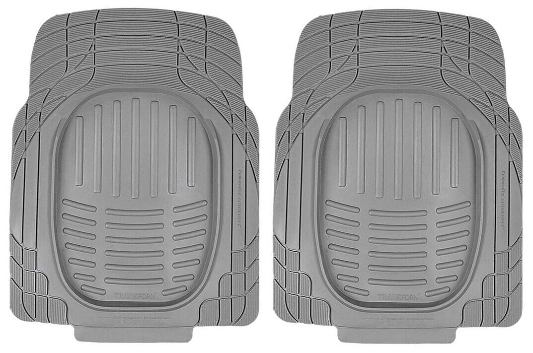 Коврики автомобильные TRANSFORM (ПВХ) MAT-001 GY (2) Арт. MAT-001GY