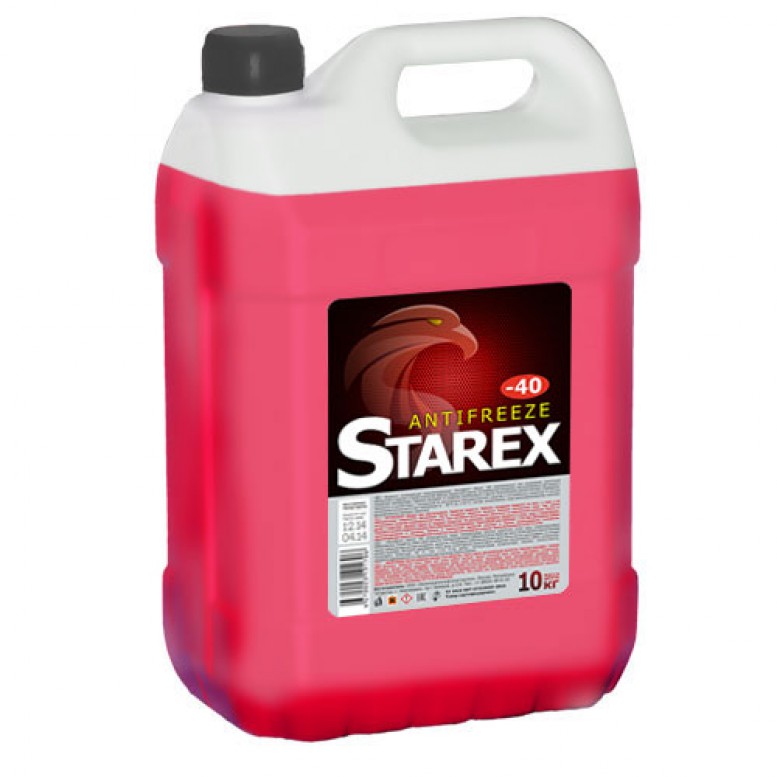Антифриз 10л  STAREX   G11 -40C красный Арт. 700620
