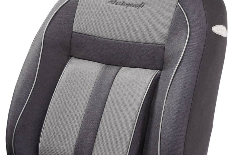 Авточехлы CUSHION COMFORT, материал эко-хлопок, 5 мм поролон,  новое лекало - 3D крой (4) Арт. CUS-1505BK GY