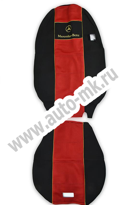 Чехол-сиденья MERCEDES AXOR (1 ремень  2 высоких) красно-синий (2) Арт. 13620