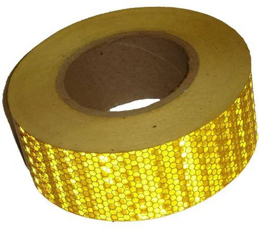 Лента светотражающая желтая 1м Артикул  Арт. 8920