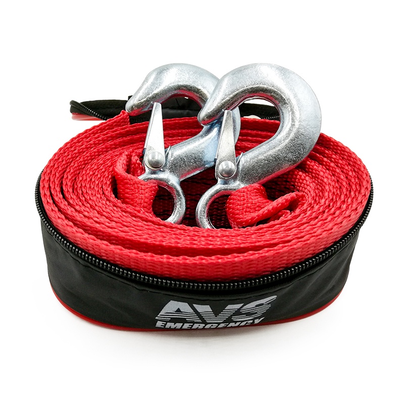 Трос буксировочный (усиленный) AVS EXPERT ST-55H 5т 5м.крюки (сумка) (2) Арт. A40553S