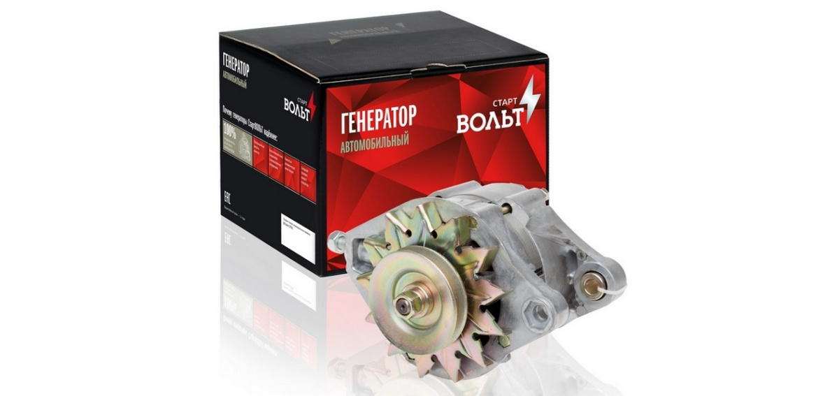 Генератор 372.3701-03 ВАЗ-08, -2104-2107,21045 14В STARTVOLT (1) Арт. LG0107X