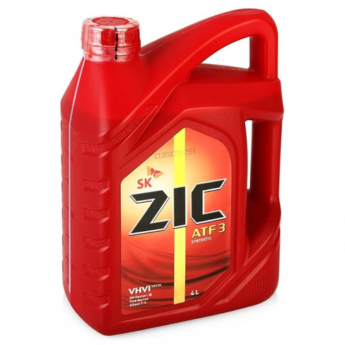 Масло трансмиссионное ZIC Декстрон-3 (DEXRON-III) ATF 4л Арт. 162632