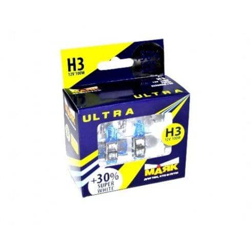 Автолампа H3 24V 100W ULTRA Маяк к-т