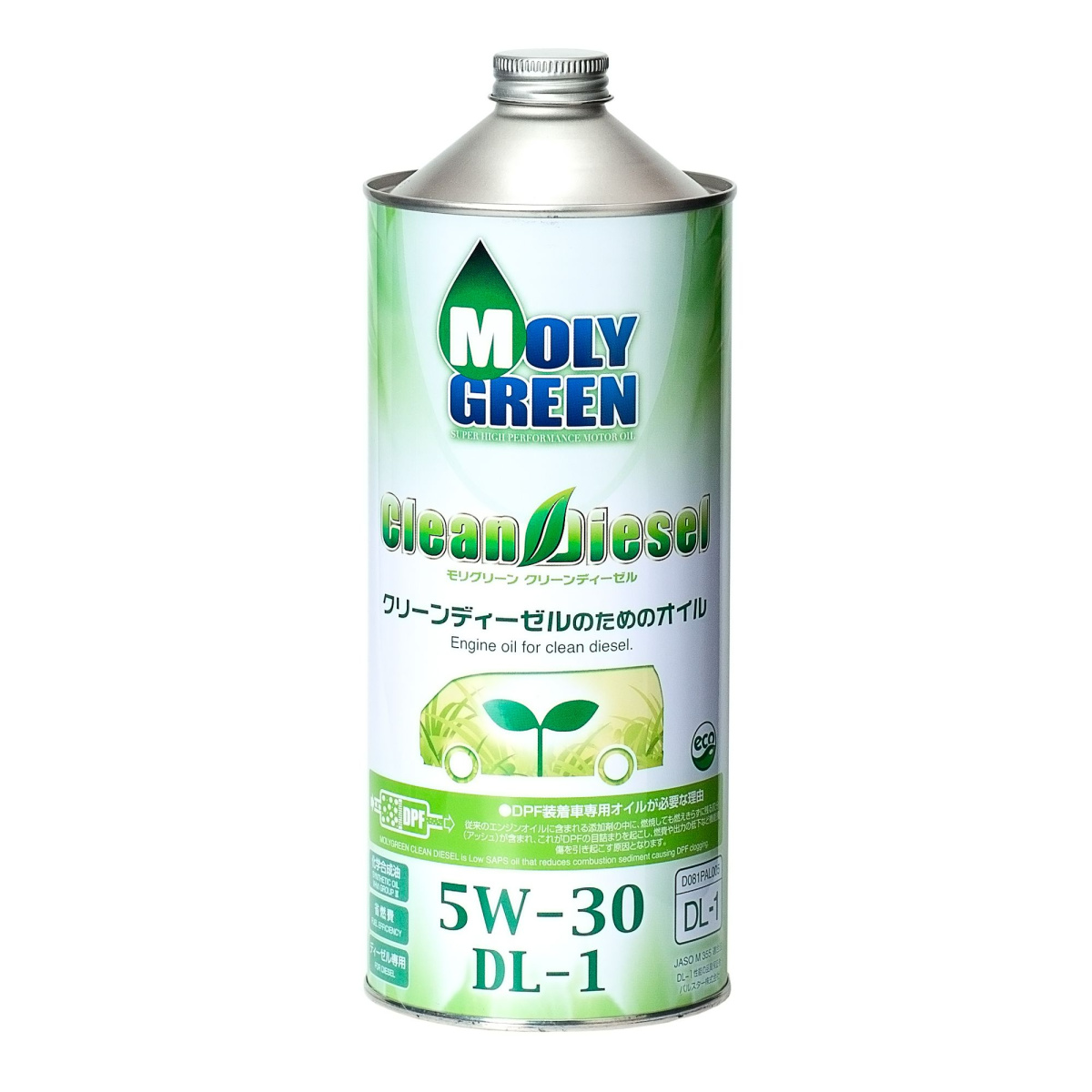 Масло MOLYGREEN CLEAN DIESEL 5W-30 DL-1 (1.0) Арт. 0470124