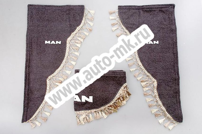 Ламбрекен лобового стекла с углом MAN(серый) (1) Арт. 10847