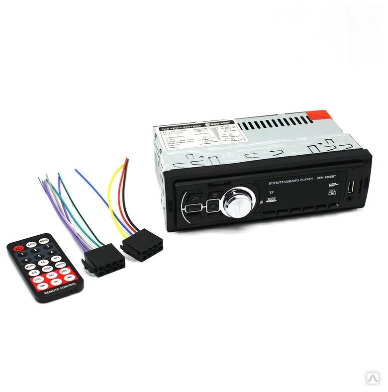 Автомагнитола 1din  с блютузом (3) Арт. DEH-188SBT
