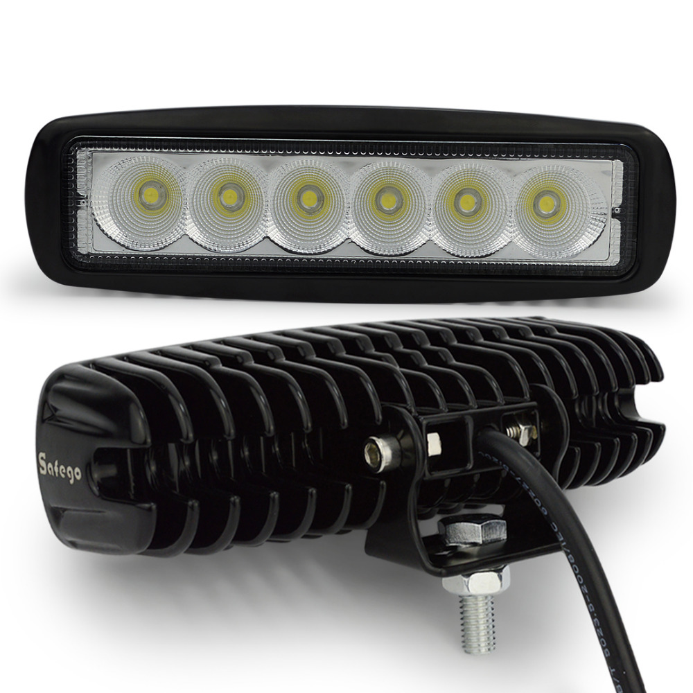 Фара противотуманая универ. 12 27V 5018L FLOOD6.5  6SMD диодов 18W LED 12 24 (1 шт) (1) Арт. 14071