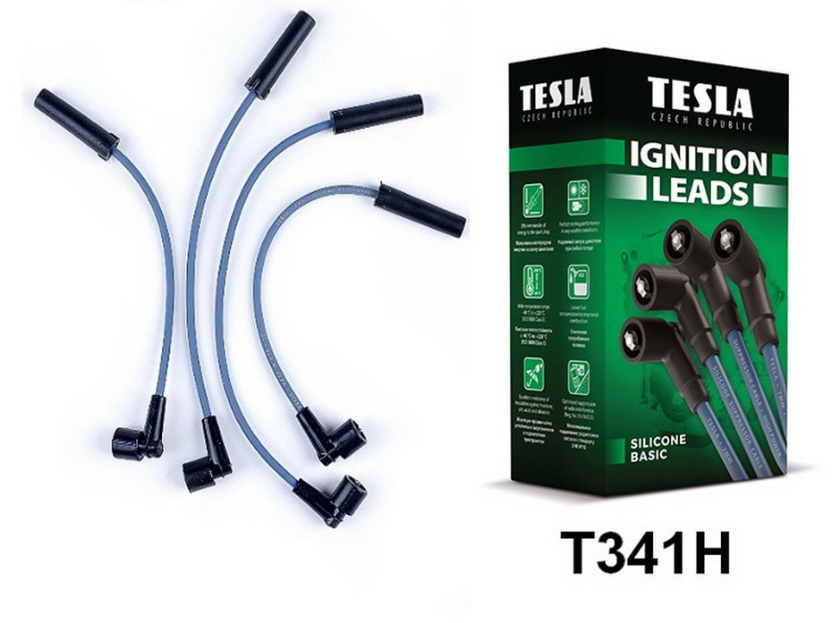 Провода в вольтные ГАЗЕЛЬ, 4216 дв., ЕВРО-4 Бизнес  ТЕСЛА  с наконечниками стандарт. к-т Арт. T341H