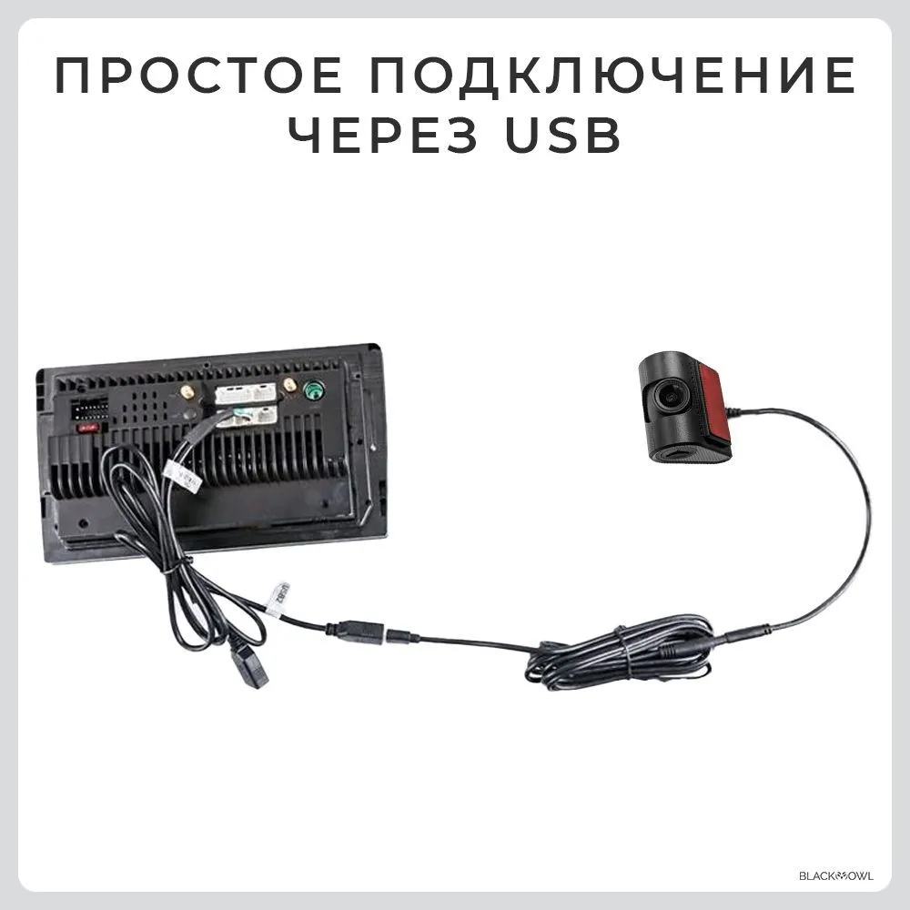 Видеорегистратор автомобильный с режимом ночного видения Андроид USB  (2) Арт. GZJ-U1pro