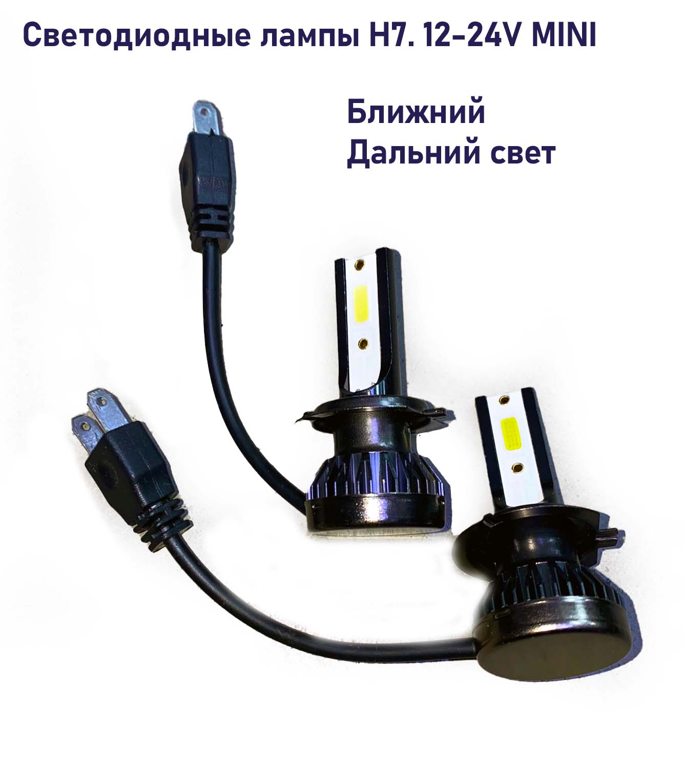Комплект светодиодных ламп Tacpro mini H7 к-т (1) Арт. MINI-2-H7
