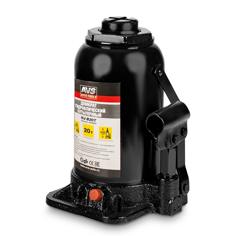 Домкрат гидравлический AVS HJ-B20T, 20т, 235-440мм. (5) Арт. A07088S