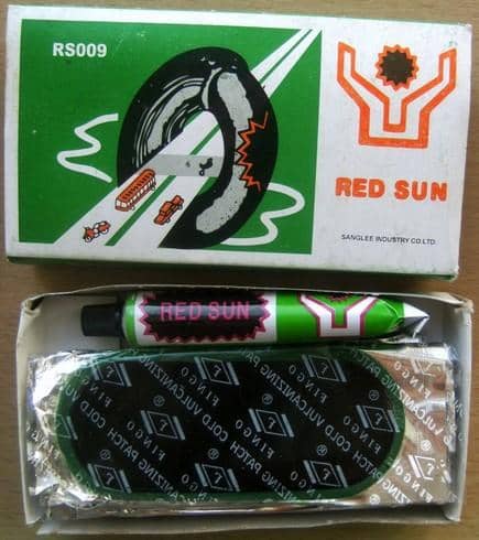 Рем.комплект для ремонта камеры шины RS-9 Арт. D4007