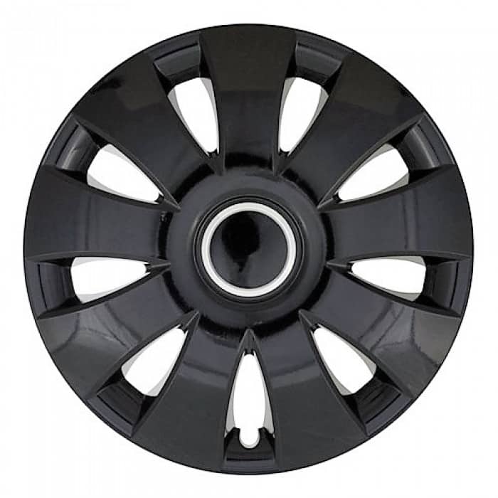 Колпаки на колеса R13 АУРА РИНГ черные 4 шт. Арт. 13-073-RING-CZ