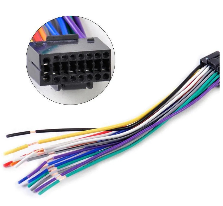 Разъем с проводом для автомагнитол Андроид (Android) (1)