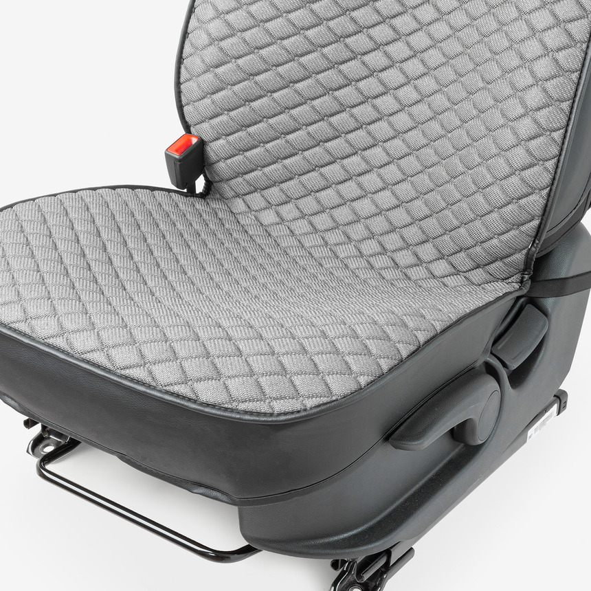 Каркасные накидки на передние сиденья  Car Performance , 2 шт., fiberflax CUS-2032 GY (5) Арт. CUS-2032GY