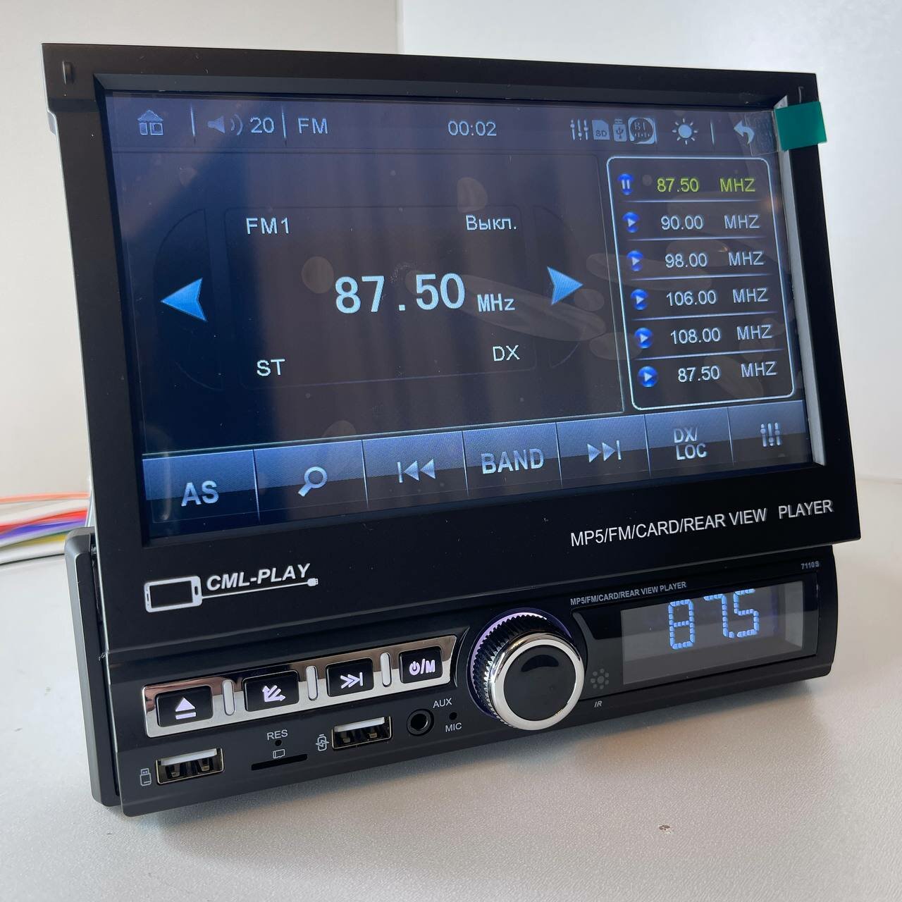 Автомагнитола , 4 64GB Bluetooth CarPlay Android Auto с крутилкой с пультом (3) Арт. AG-7110s