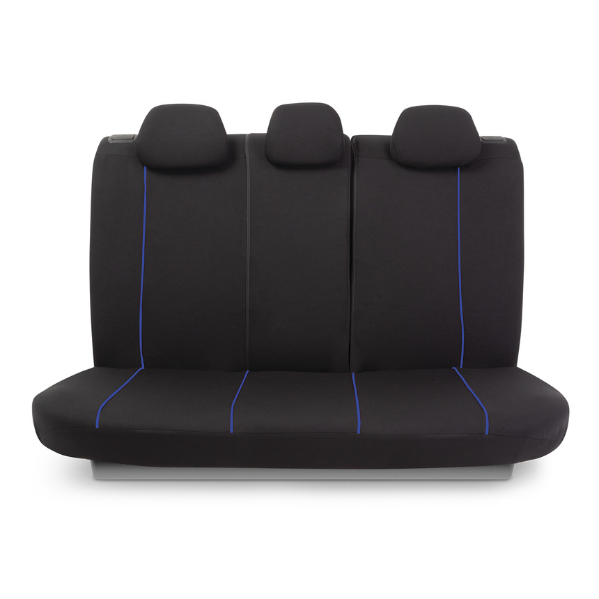 Авточехлы FLEX, материал износостойкий полиэстер, вставки из хлопка, FLX-1102 BK BL (2) Арт. FLX-1102BK BL