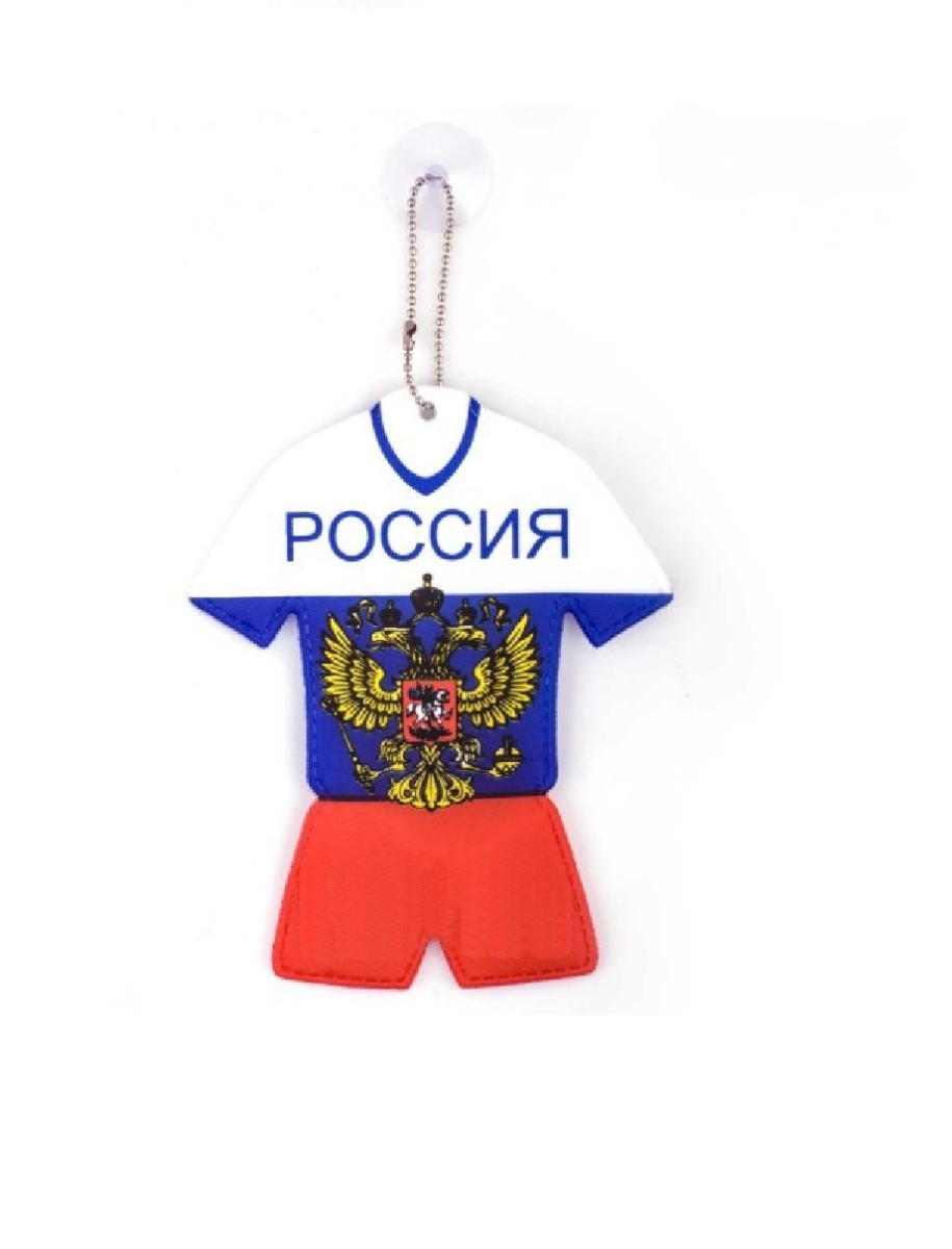 Вымпел ФУТБОЛКА на присоске малая Россия