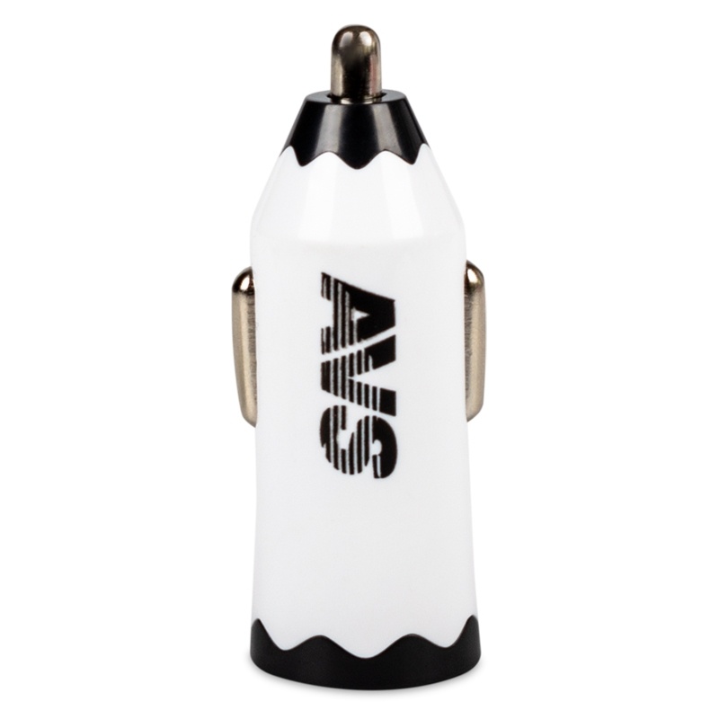 USB автомобильное зарядное устройство AVS 1 порт UC-311 (1,2А, белый) (3) Арт. A78019S