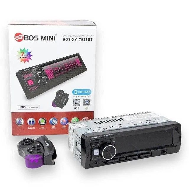 Автомагнитола Bos-Mini  1 DIN Bluetooth (4) Арт. XY1793SBT