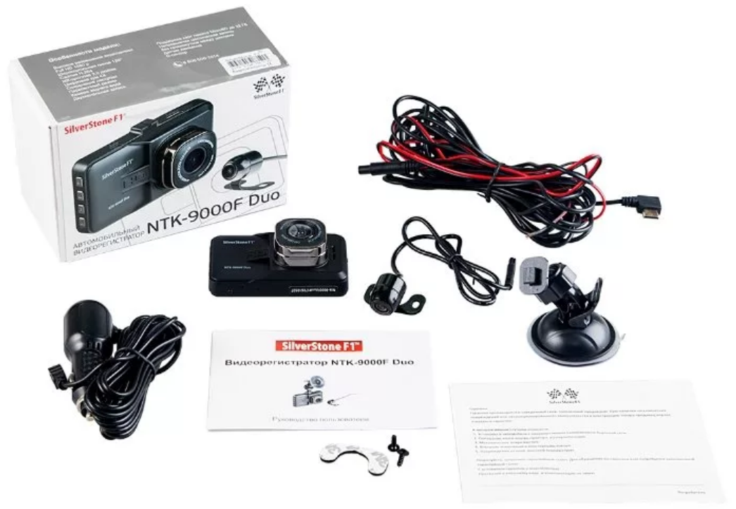 Видеорегистратор SilverStone F1 NTK-9000F DUO ,1920х1080,Процессор  CPU Novatek 96220 ,140° (2) Арт. NTK-9000FDUO