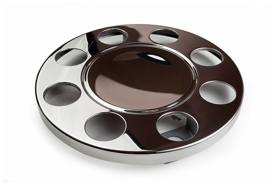 Колпаки на колеса передние ступичные INOX R22.5 комплект на 2 колеса (1) Арт. 16782