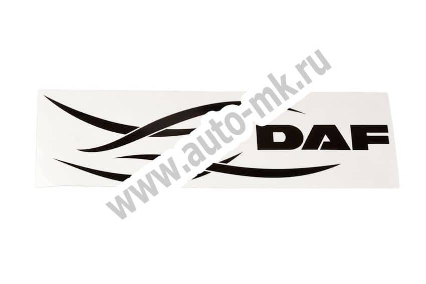 Наклейка уголок  Daf  наружная черный к-т. Арт. 8856