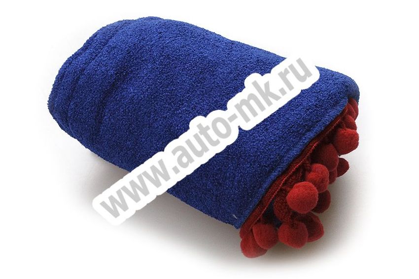 Ламбрекен лобового стекла с углом Газель (синий) (2) Арт. 7686