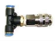 Соеденитель- тройник торм. трубок ПВХ d-8 мм с быстросъемом 4305 Арт. 7347