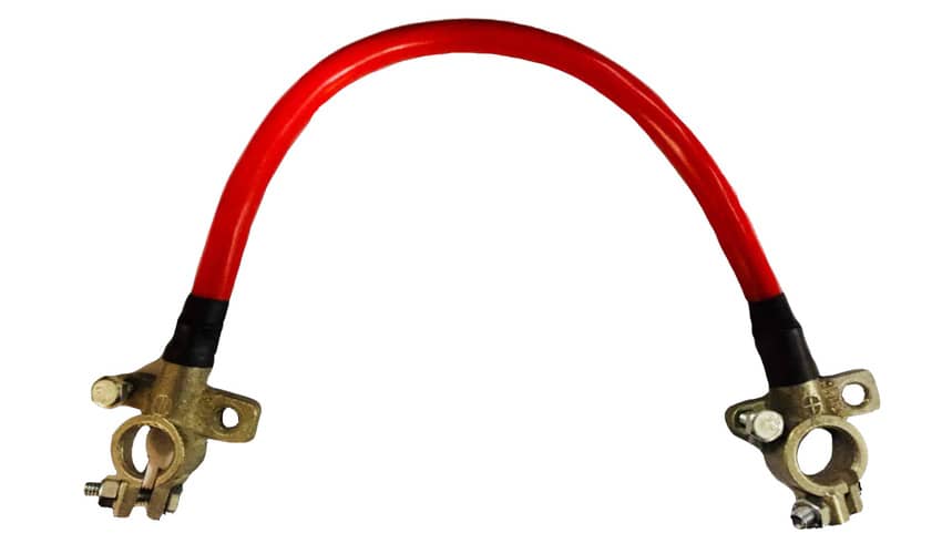 Перемычка АКБ с клеммами Латунь 25см. Арт. 15403