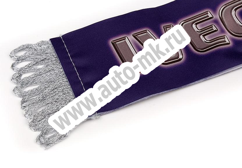 Вымпел  IVECO  ( 5,5х20см) бахрома синий (2) Арт. 12402