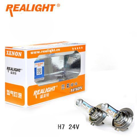 Автолампа H7-24V100W  синяя колба комплект 2шт. Арт. Reilite
