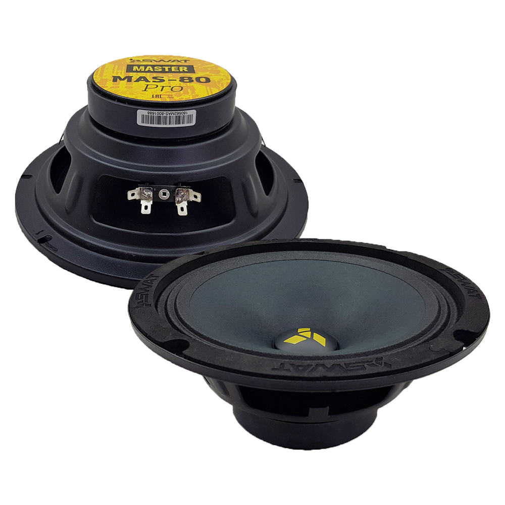 Колонки SWAT MAS-80Pro 200 Вт. 20 см CЧ НЧ акустика SWAT SWAT MAS-80Pro Арт. SWATMAS-80Pro