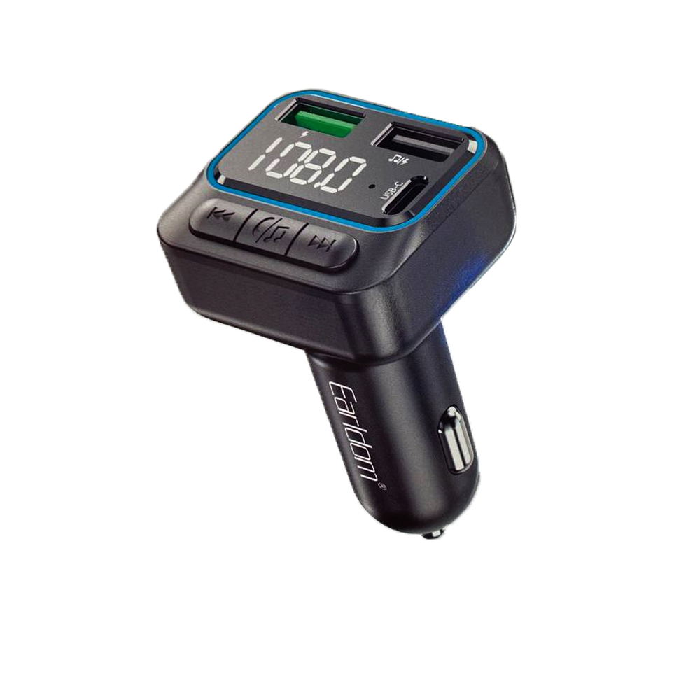 FM модулятор автомобильный (2USB выхода+USB-C, Bluetooth) Earldom  (1) Арт. ET-M96