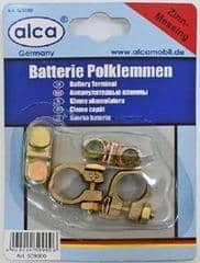 Клемма АКБ (2 шт)  TX  в блистере латунь желт. Арт. 17399