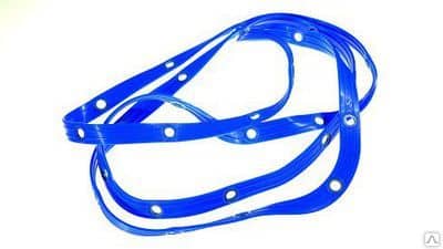 Прокладка поддона двигателя КамАЗ-ЕВРО цельная армиров.СИНЯЯ Арт. 7405-1009040-01