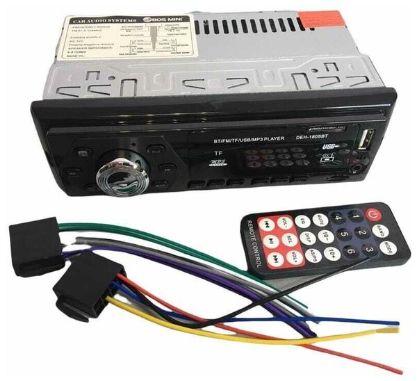 Автомагнитола 1din Pioneer  (1) Арт. DEH-180HBT