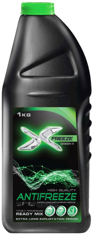 Антифриз X-FREEZE Green готовый зеленый 1 кг (1) Арт. 430206069