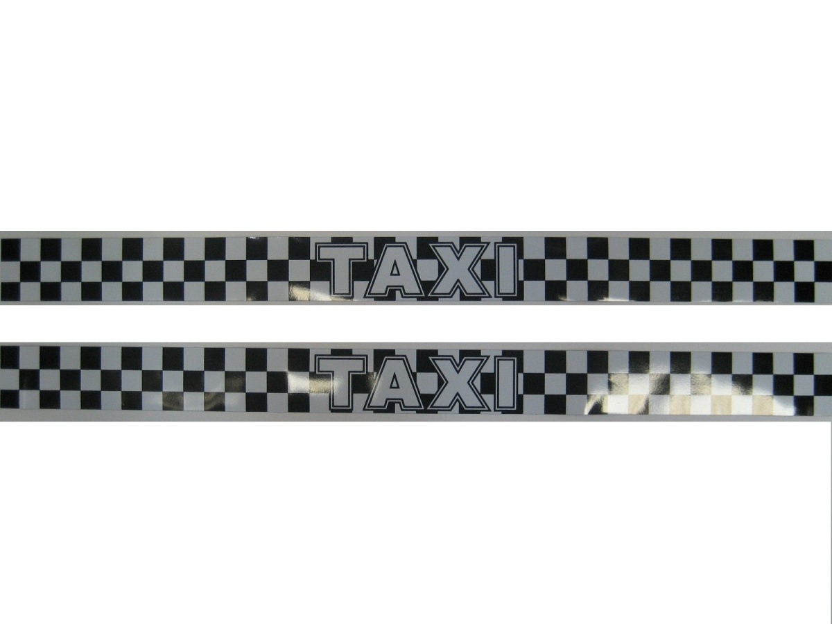 Молдинг  Такси  магнит белый 4 100