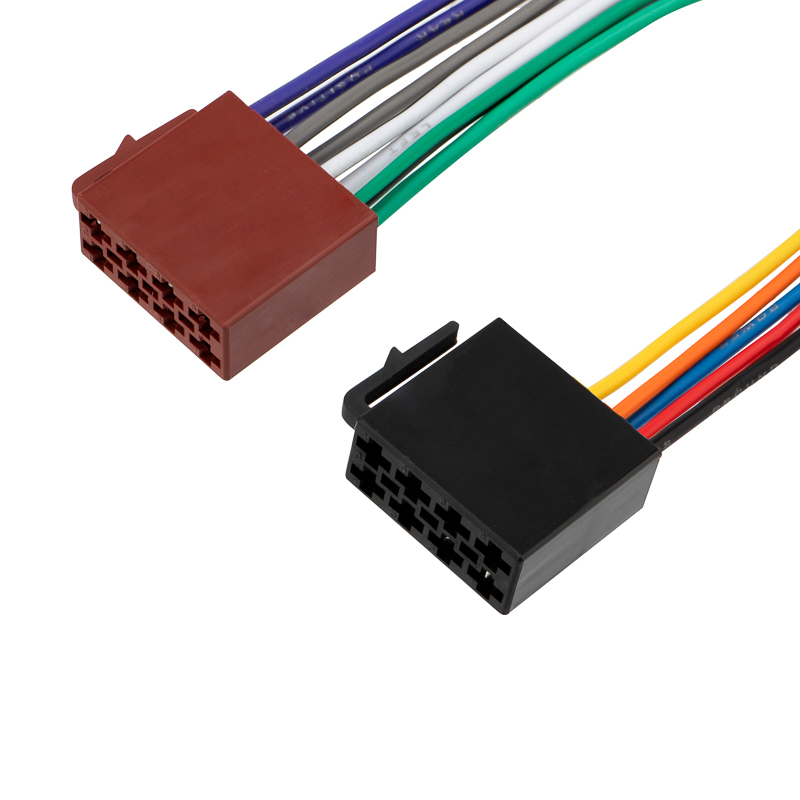 Разъем для автомагнитол ЕВРО  2 гнезда (1) Арт. ISO