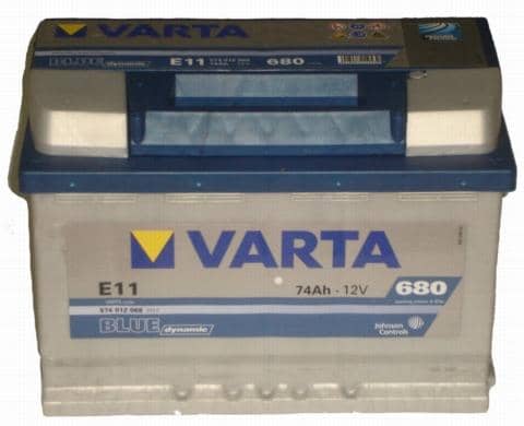 Аккумулятор VARTA Blue Dynamic 74 А ч обратная R+ EN 680A, 278x175x190 (E11) (1) Арт. 574012068