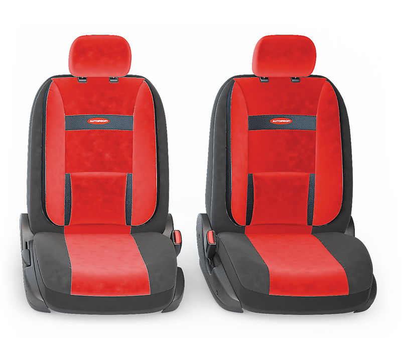 Авточехлы COMFORT, анатом. поддержка, велюр, COM-1105 BK RD (M) (2) Арт. COM-1105BK RD(M)