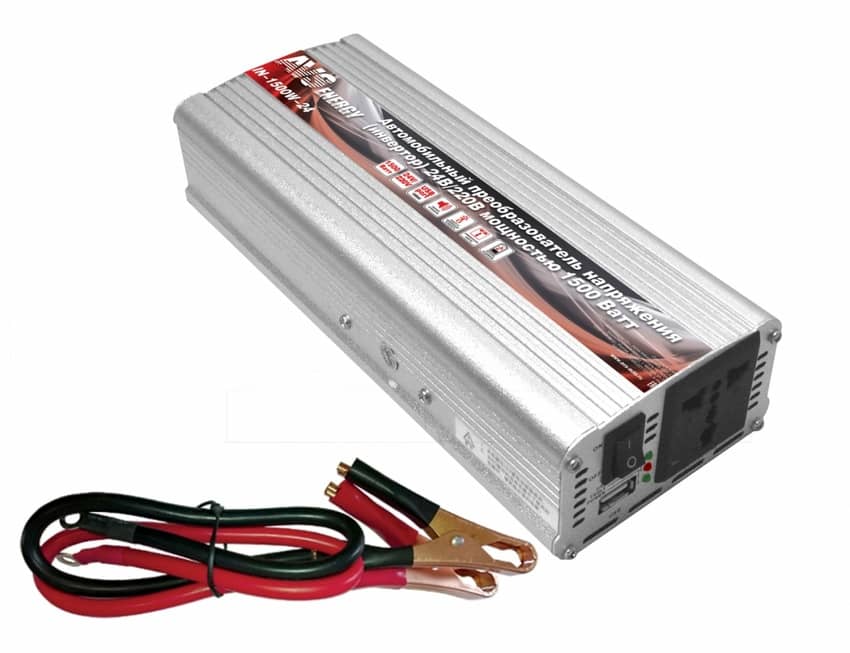 Автомобильный инвертер 24 220V AVS IN-1500W-24 (1) Арт. 80325