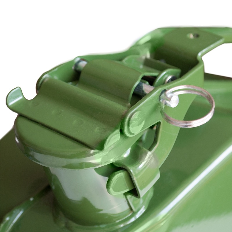 Канистра топливная металлическая вертикальная 20 Л (зелёная) AVS VJM-20 (2) Арт. A07419S