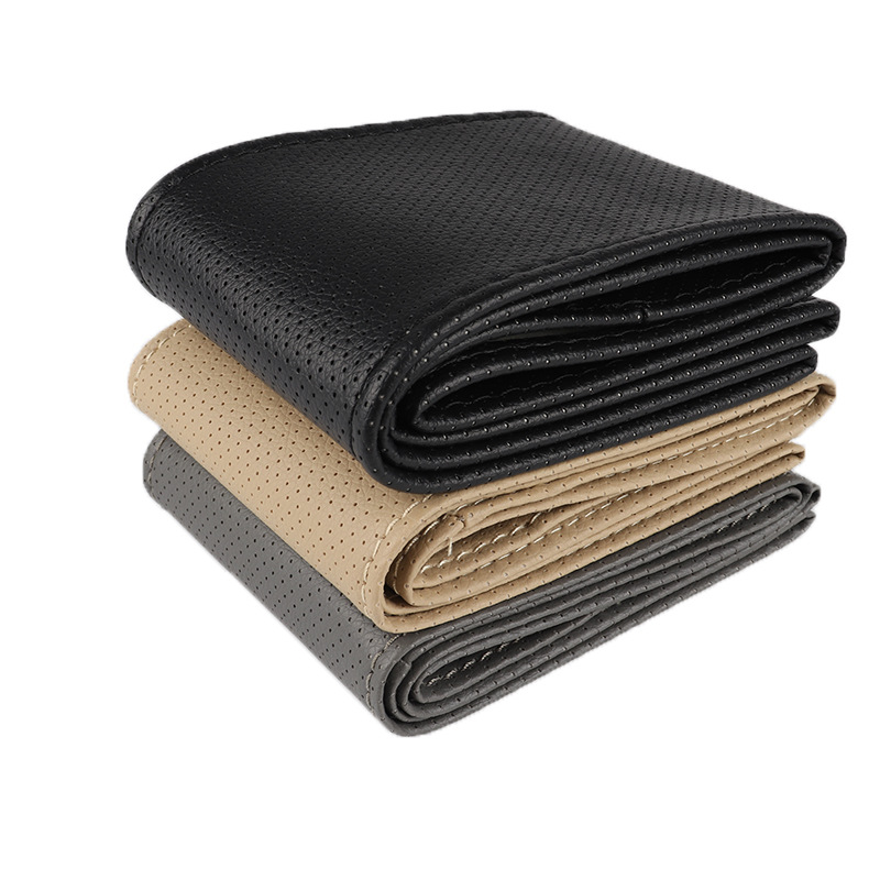 Оплетка на руль 38см. со шнурком кож заменитель (1)