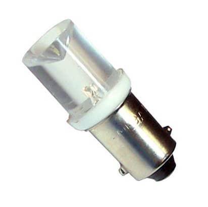 Автолампа светодиодная 12V T4W BA9s белый конус с цоколем (1)