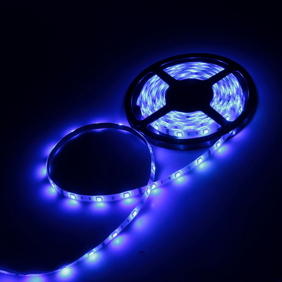 Светодиодная лента 12 V (синяя) влагостойкая 1 м.